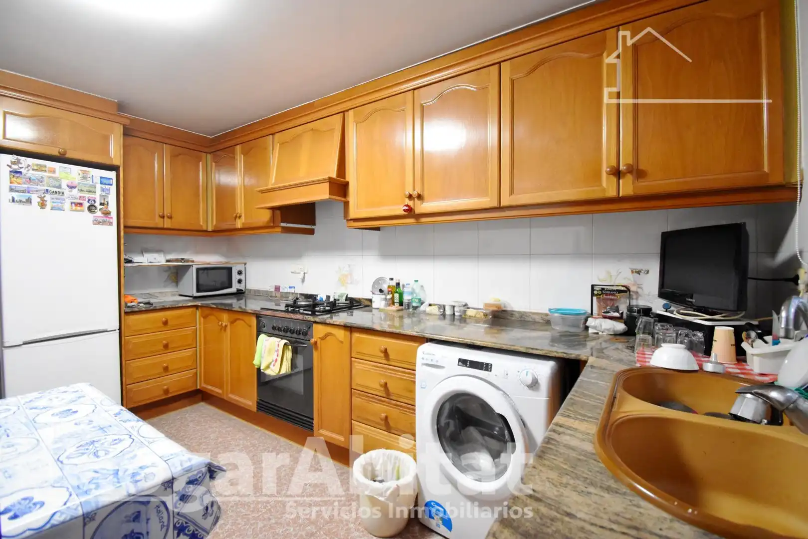 Cocina de Piso en venta en Gandia con Aire acondicionado, Calefacción y Terraza
