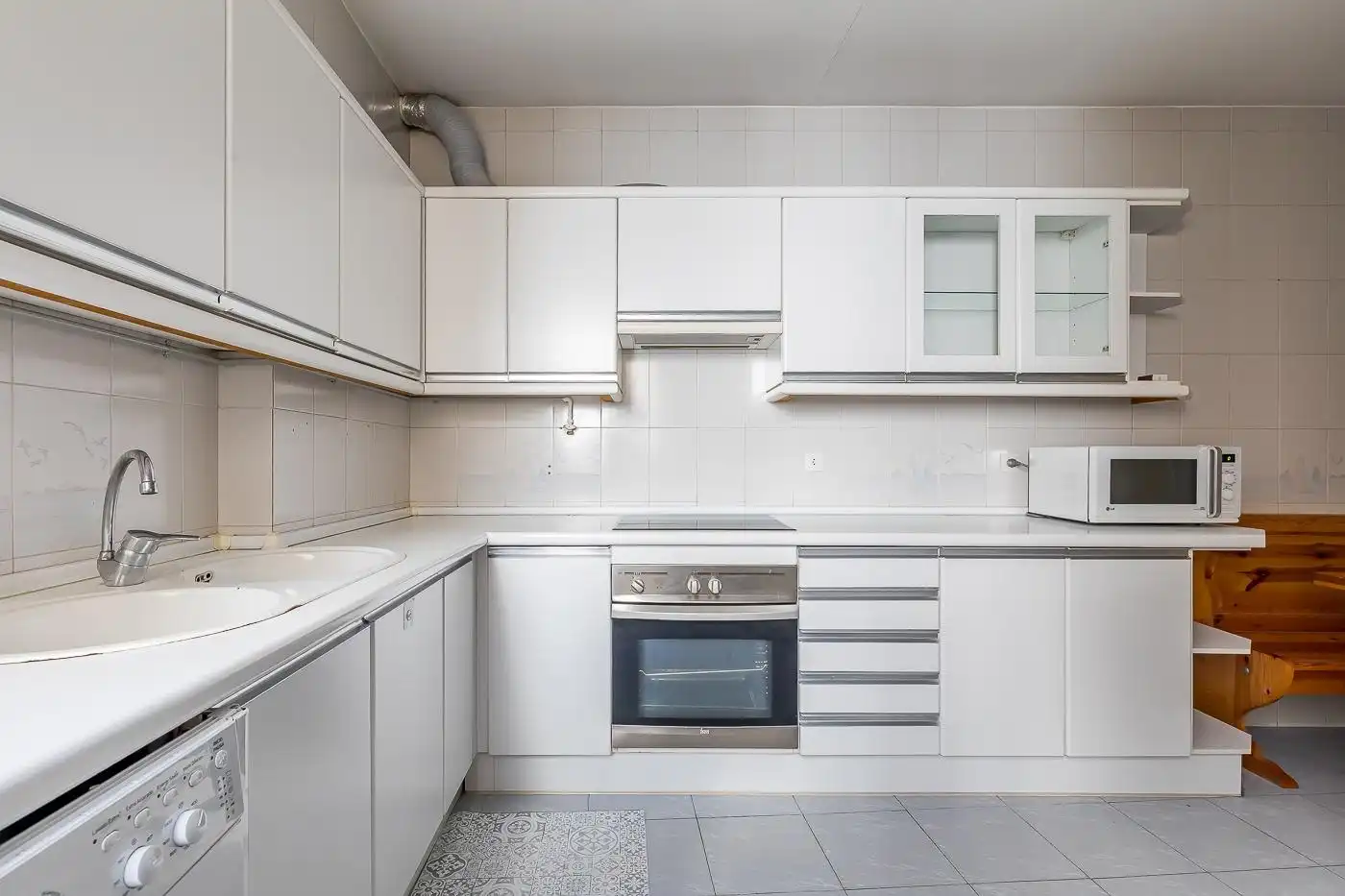 Kitchen of Flat for rent in Madrid  with Heating and Furnished