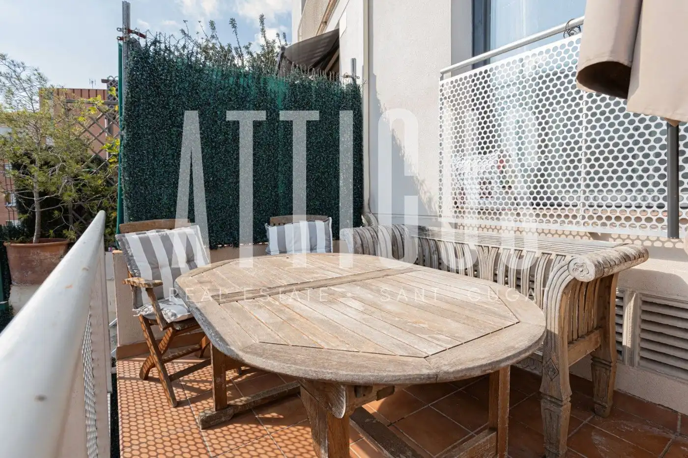 Terrassa de Casa adosada en venda en Barcelona amb Aire condicionat, Calefacció i Parquet