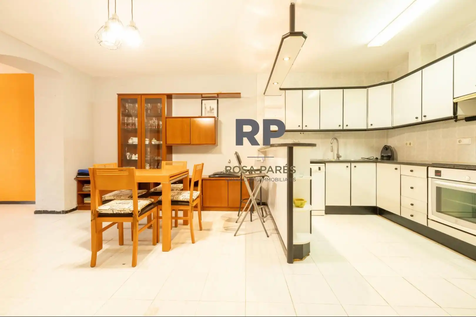 Kitchen of Flat for sale in Montesquiu  with Heating, Terrace and Storage room