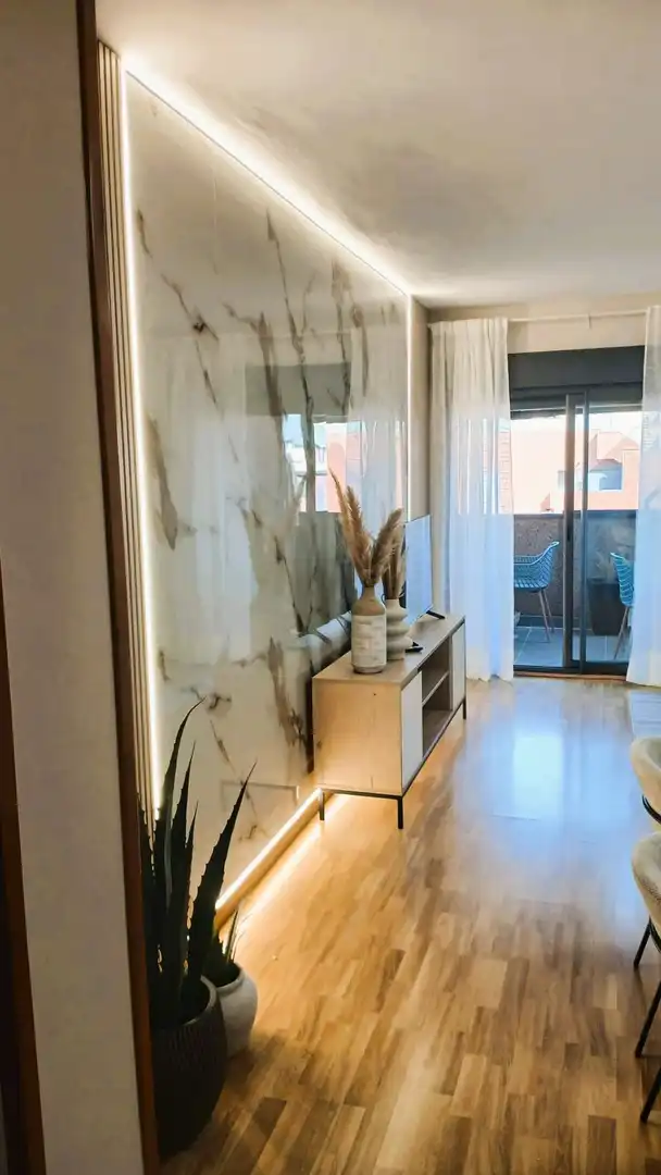 Wohnzimmer von Dachboden zur Miete in Granada mit Klimaanlage, Heizung und Terrasse