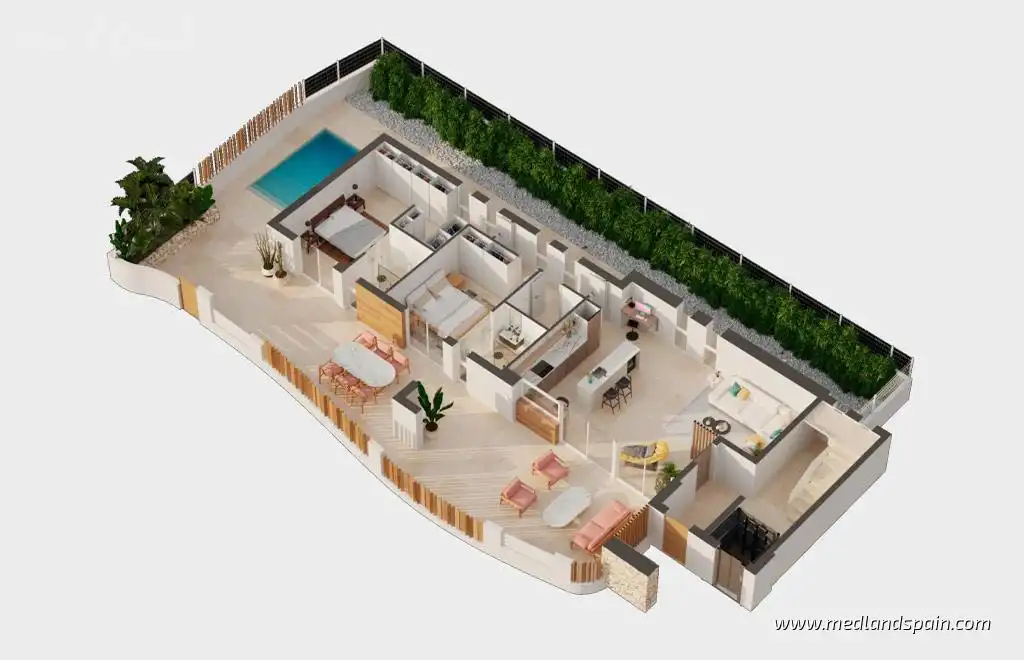 Apartment with pool for sale in San Juan de los Terreros, imagen 13