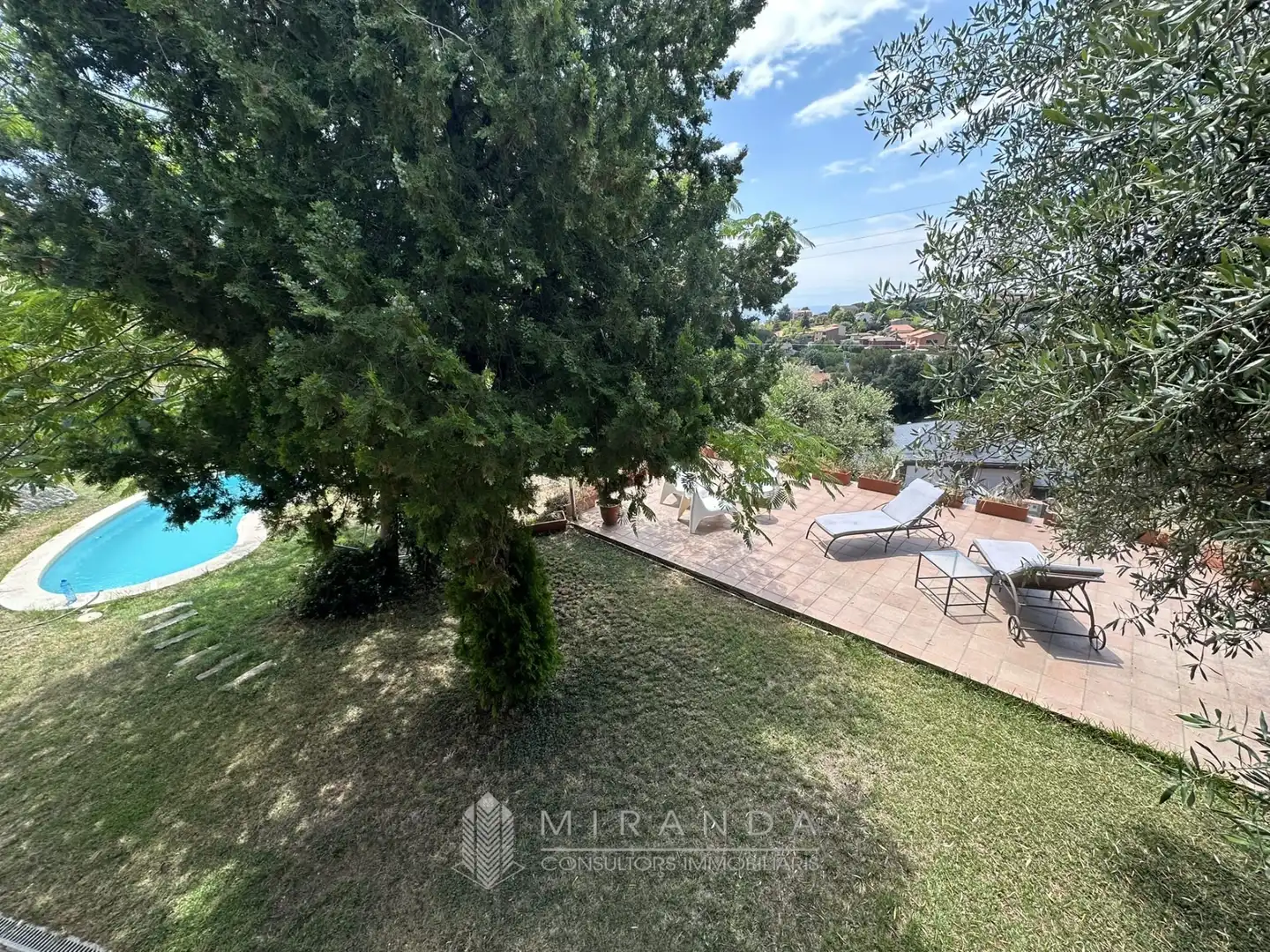 Terrassa de Casa o xalet en venda en L'Ametlla del Vallès amb Aire condicionat, Calefacció i Jardí privat