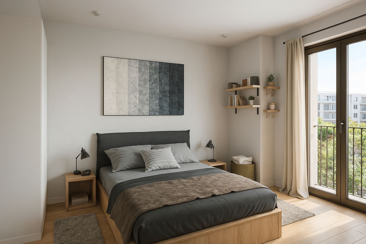 Habitación de Dúplex en venta en Santa Coloma de Gramenet con Aire acondicionado, Calefacción y Terraza