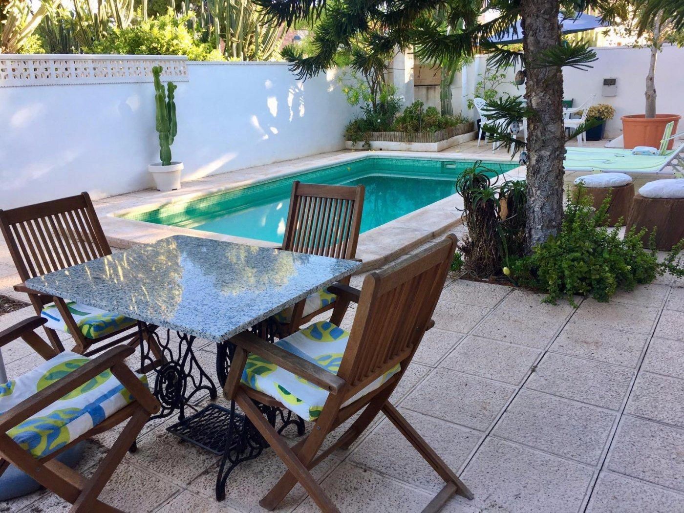 Swimming pool of Planta baja for sale in Pilar de la Horadada  with Heating, Private garden and Storage room
