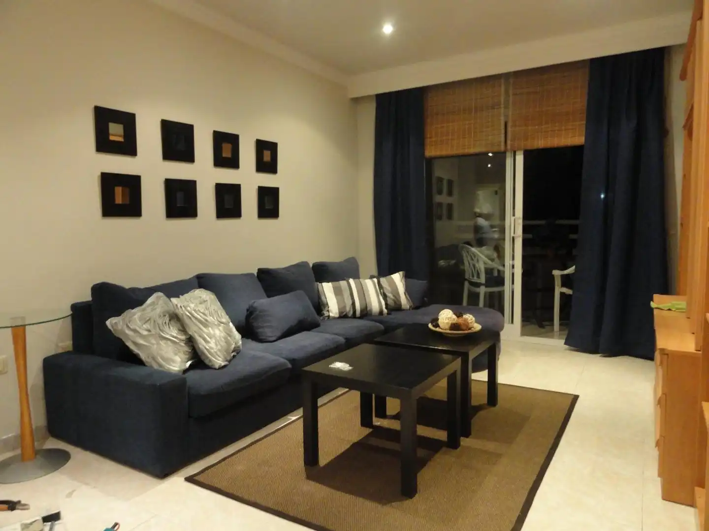 Sala de estar de Piso de alquiler en Torremolinos con Aire acondicionado, Parquet y Terraza