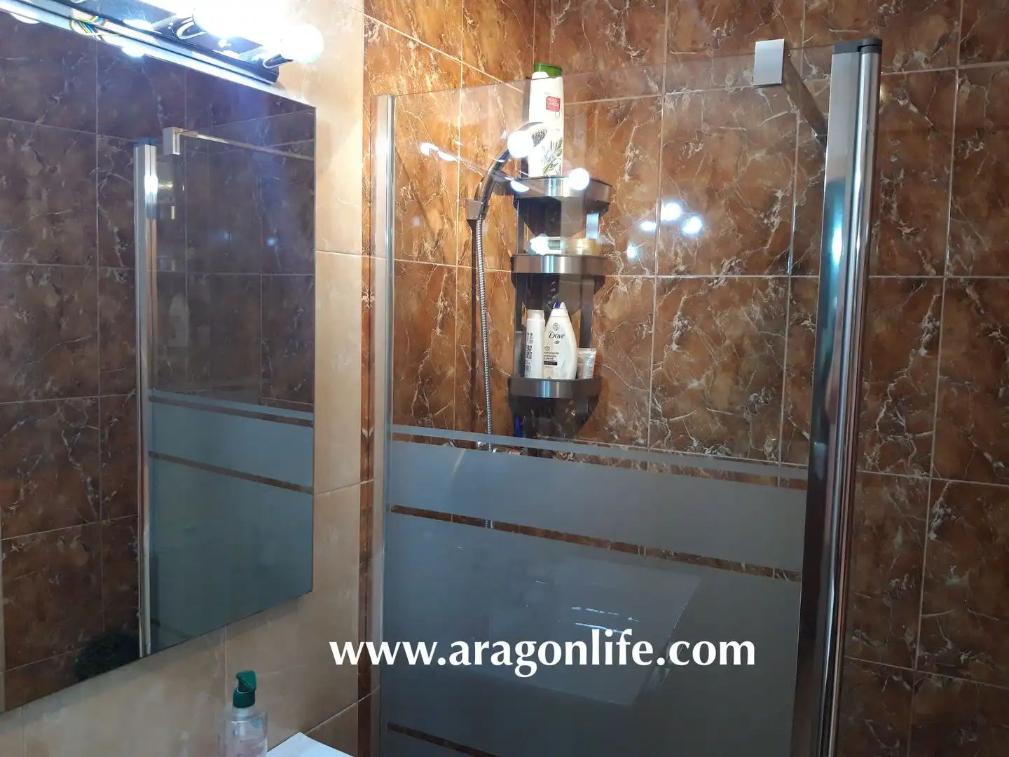 Baño de Casa o chalet en venta en Caspe con Aire acondicionado, Parquet y Amueblado