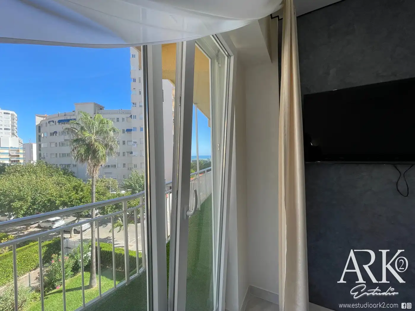 Bedroom of Apartments for sale in Gandia  with Air Conditioner, Terrace and Furnished