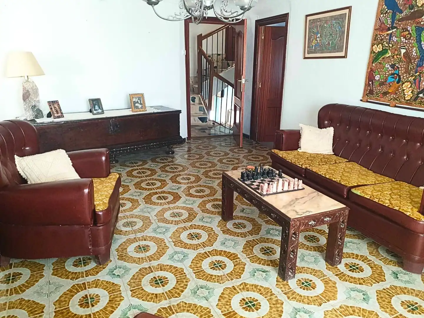 Wohnzimmer von Country house zum Verkauf in Atea mit Heizung, Terrasse und Abstellraum