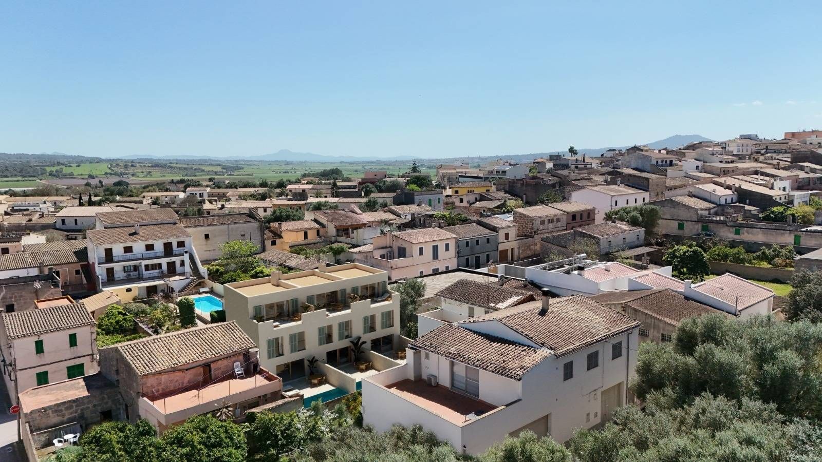 Exterior view of Single-family semi-detached for sale in Ariany  with Heating, Terrace and Swimming Pool