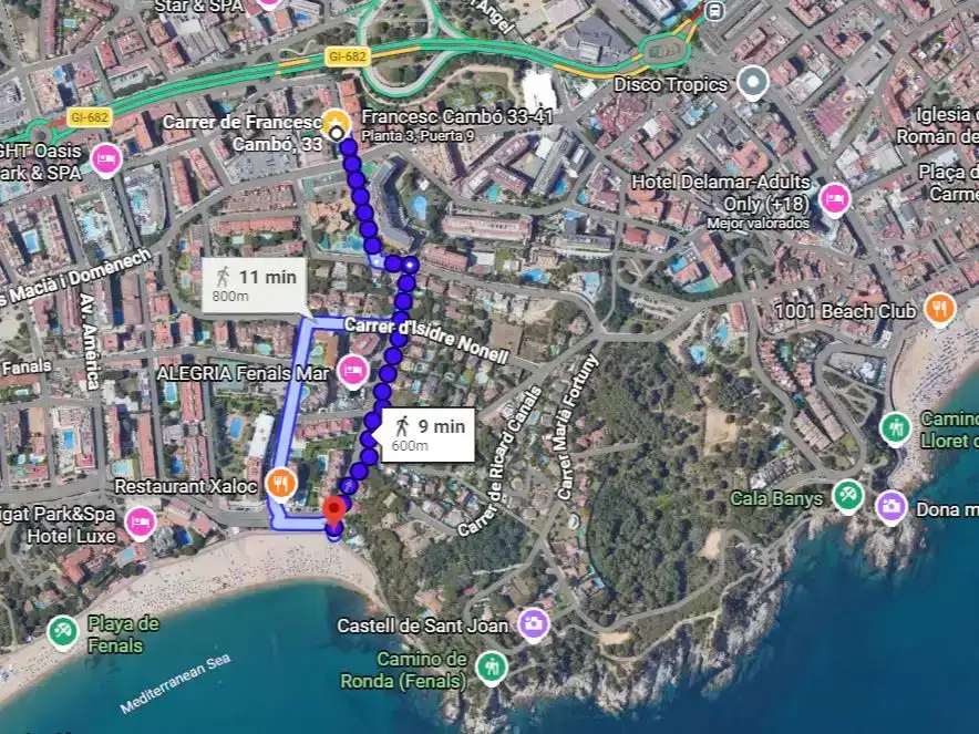 Außenansicht von Wohnung zum Verkauf in Lloret de Mar mit Schwimmbad