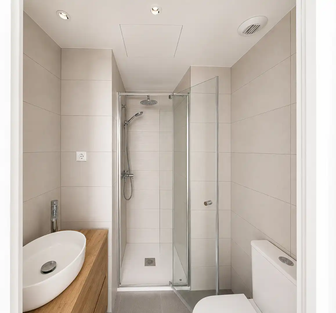 Badezimmer von Dachboden zum Verkauf in Madrid mit Terrasse und Gemeinschaftspool
