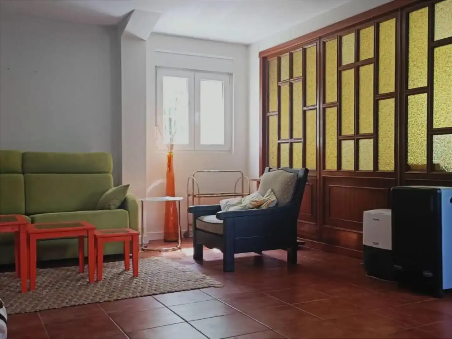 Sala d'estar de Finca rústica en venda en San Sadurniño amb Jardí privat