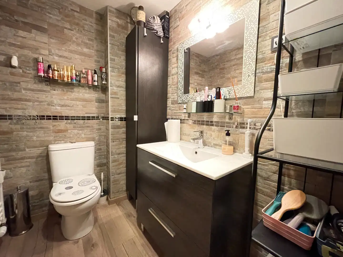 Badezimmer von Wohnung zum Verkauf in Ejea de los Caballeros mit Terrasse, Abstellraum und Möbliert