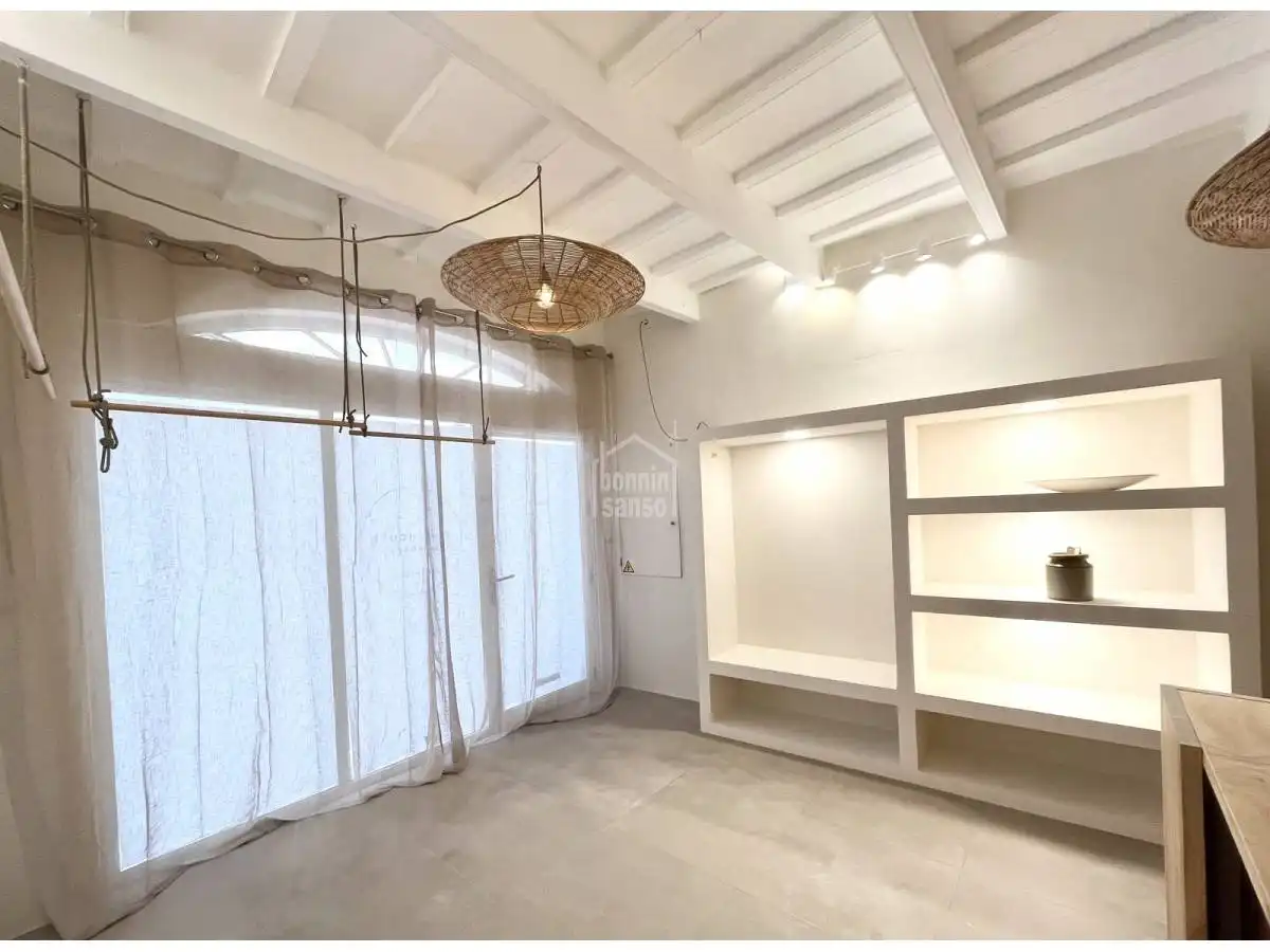 Sala d'estar de Casa o xalet en venda en Maó - Mahón amb Moblat