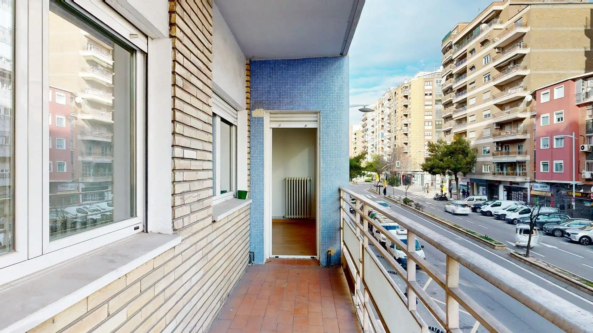 Balcony of Flat for sale in  Zaragoza Capital  with Heating, Terrace and Balcony