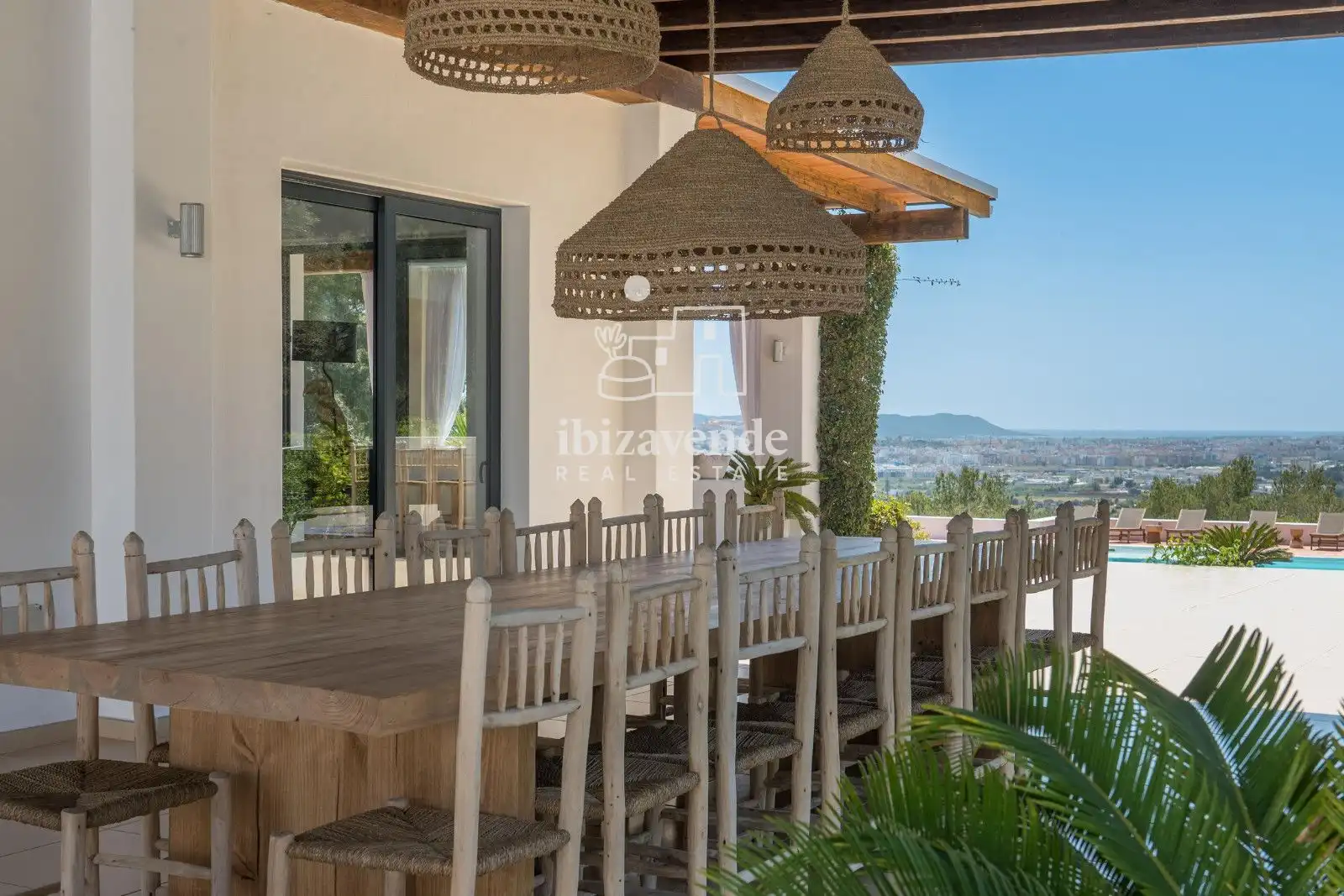 Terraza de Casa o chalet de alquiler en Santa Eulària des Riu con Aire acondicionado, Calefacción y Terraza