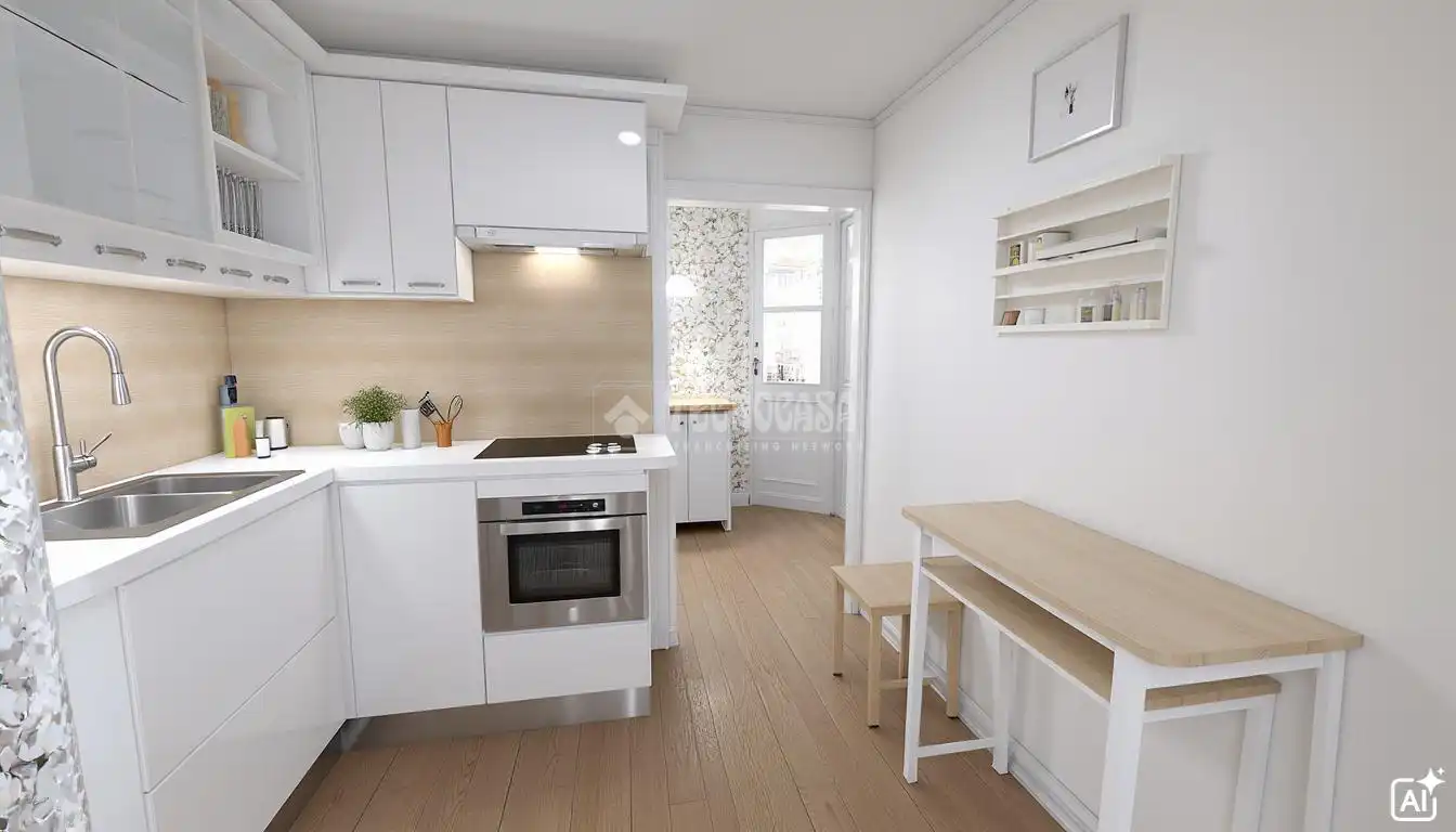 Cocina de Piso en venta en Alcobendas con Calefacción y Terraza