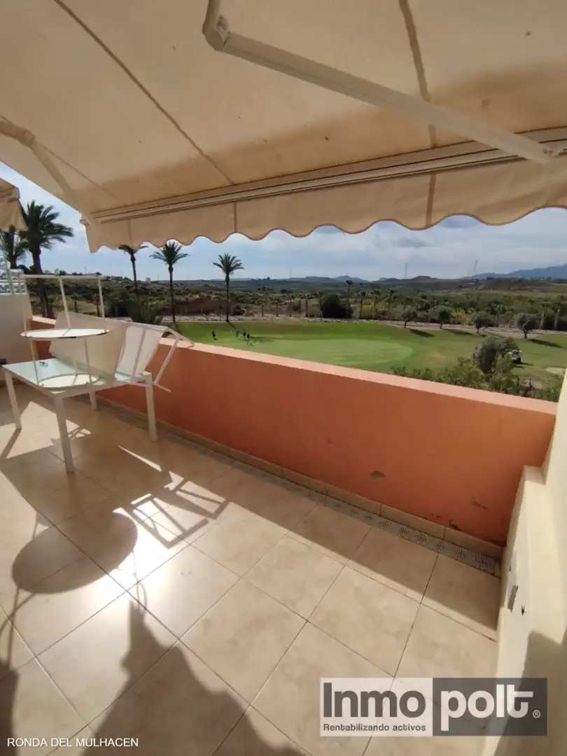 Terrasse von Wohnung zur Miete in Vera mit Klimaanlage, Heizung und Privatgarten