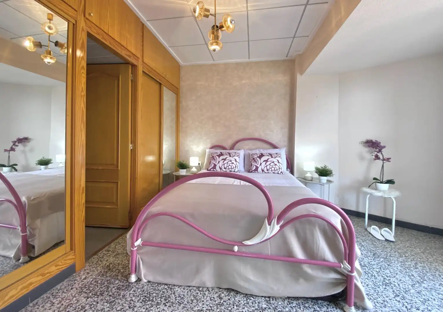 Bedroom of Flat for sale in La Pobla de Farnals  with Air Conditioner, Private garden and Balcony