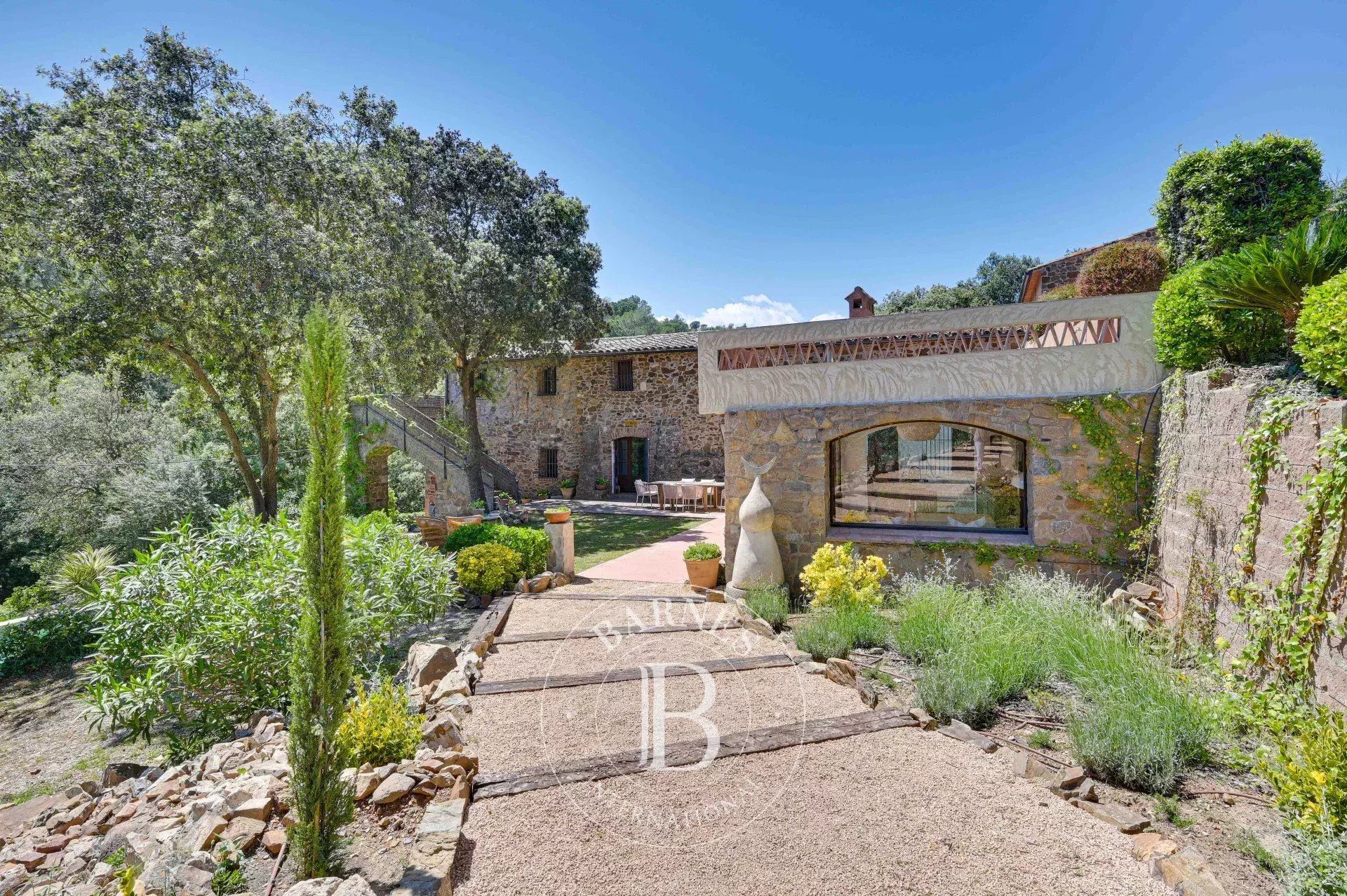 Garden of Country house for sale in Mont-ras  with Air Conditioner, Heating and Swimming Pool