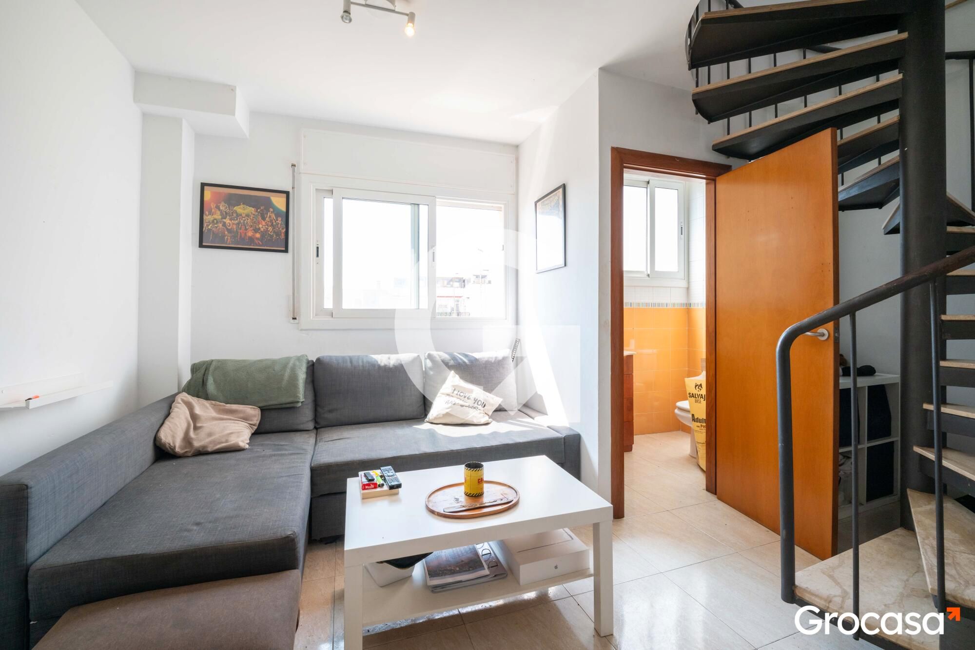 Sala d'estar de Dúplex en venda en Mataró amb Aire condicionat, Calefacció i Terrassa