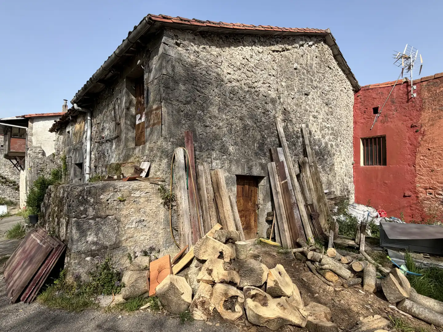 Vista exterior de Casa o xalet en venda en Miera