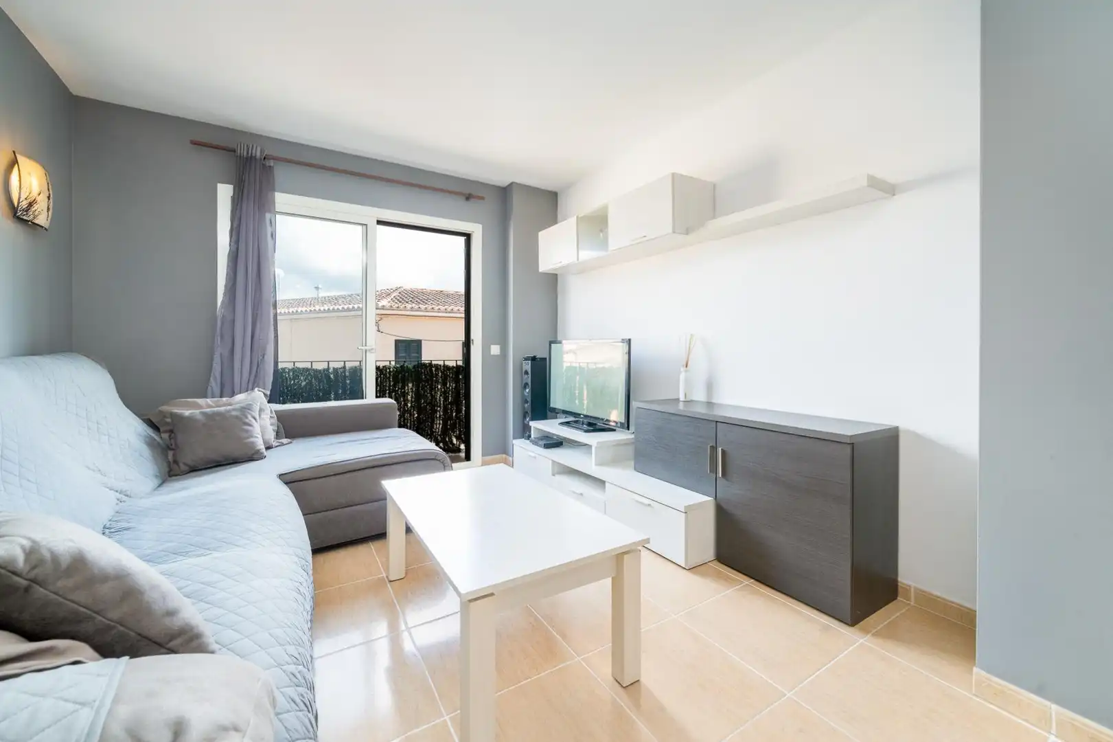 Sala de estar de Piso en venta en Santa María del Camí con Aire acondicionado, Terraza y Balcón