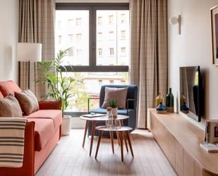 Sala d'estar de Apartament de lloguer en Vitoria - Gasteiz amb Aire condicionat i Terrassa