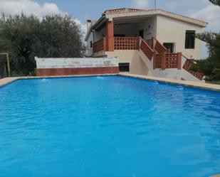 Swimming pool of House or chalet for sale in Vilamarxant  with Private garden, Terrace and Storage room