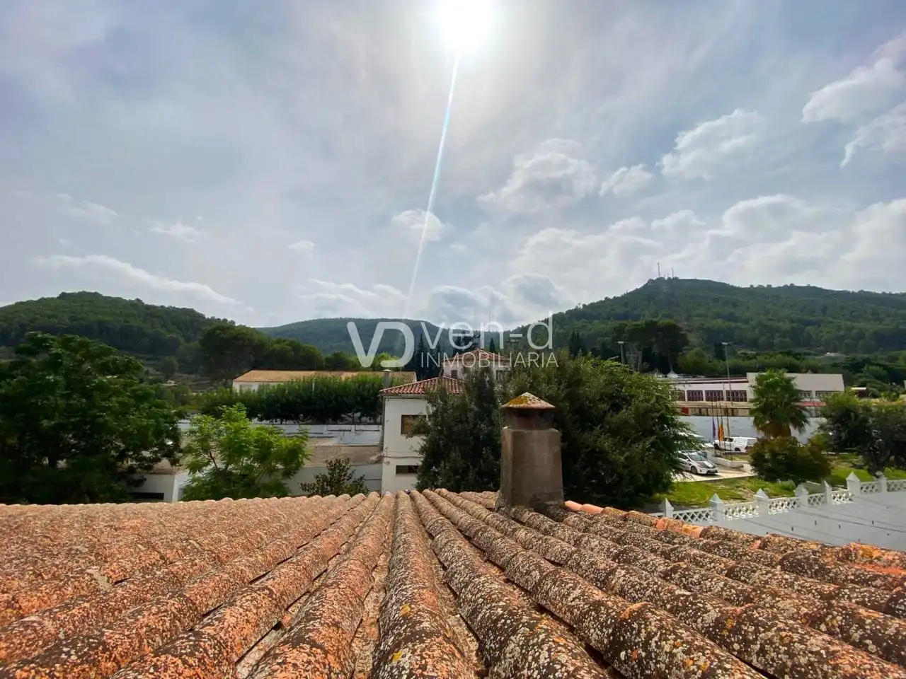 Außenansicht von Haus oder Chalet zum Verkauf in Enguera mit Heizung, Privatgarten und Terrasse