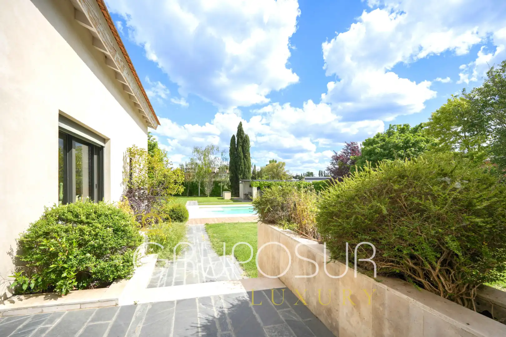Garden of Houses for sale in Simancas  with Air Conditioner, Heating and Private garden
