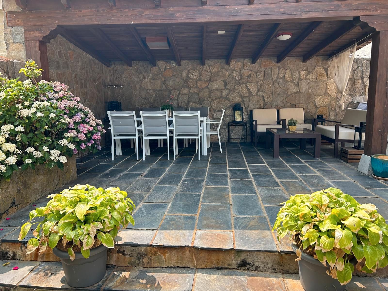 Terrace of House or chalet for sale in Puebla de Sanabria  with Air Conditioner, Heating and Private garden
