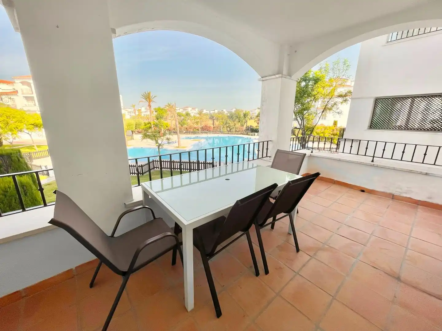 Terrace of Apartments for rent in Torre-Pacheco  with Air Conditioner, Terrace and Furnished