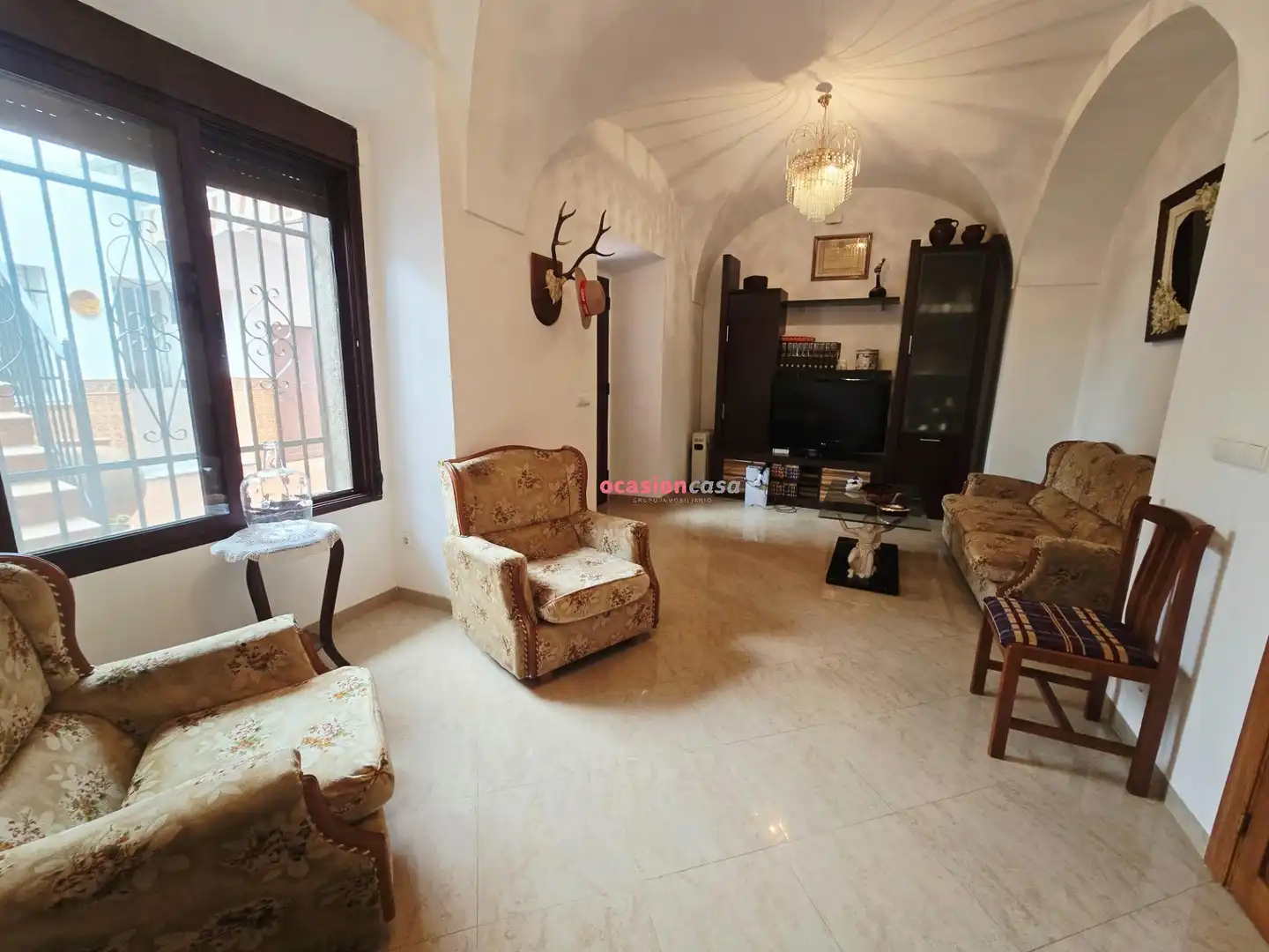 Sala d'estar de Casa o xalet de lloguer en Añora amb Aire condicionat i Traster