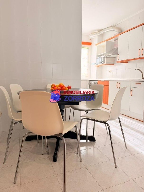 Kitchen of Flat for sale in Bilbao   with Heating, Private garden and Alarm