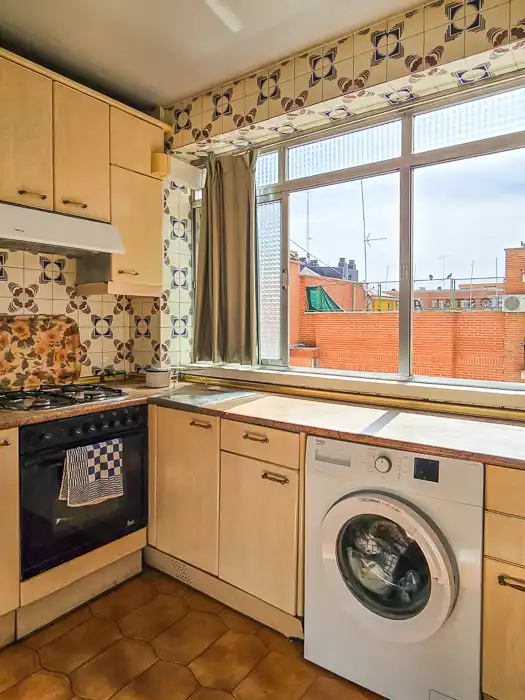 Küche von Wohnung zum Verkauf in Alcobendas mit Heizung, Parkett und Terrasse