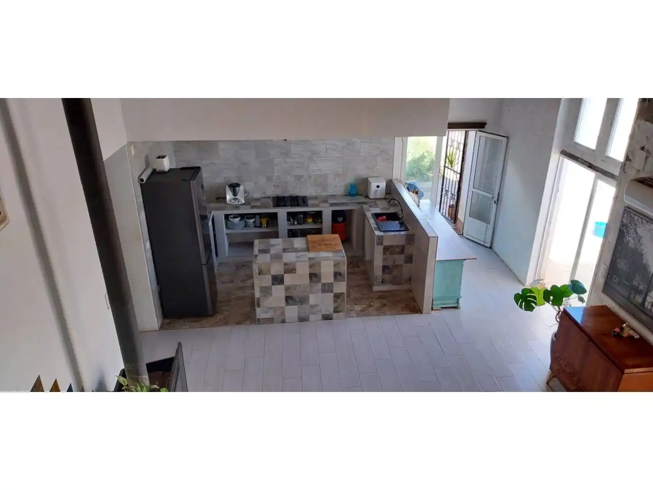 Cuina de Casa o xalet en venda en Cartagena amb Aire condicionat, Jardí privat i Terrassa