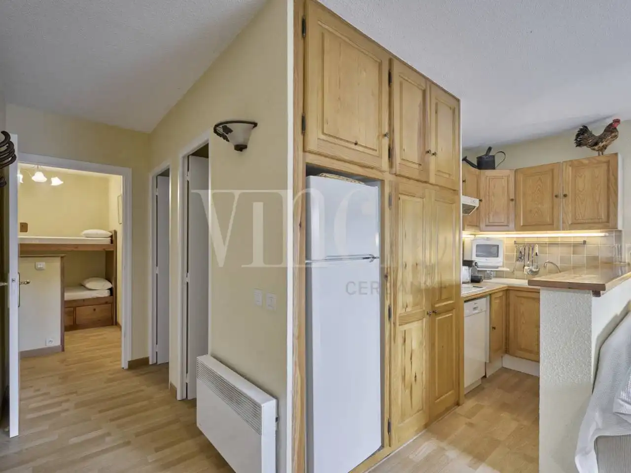 Cocina de Piso en venta en Palau - de - Cerdagne con Calefacción, Parquet y Terraza