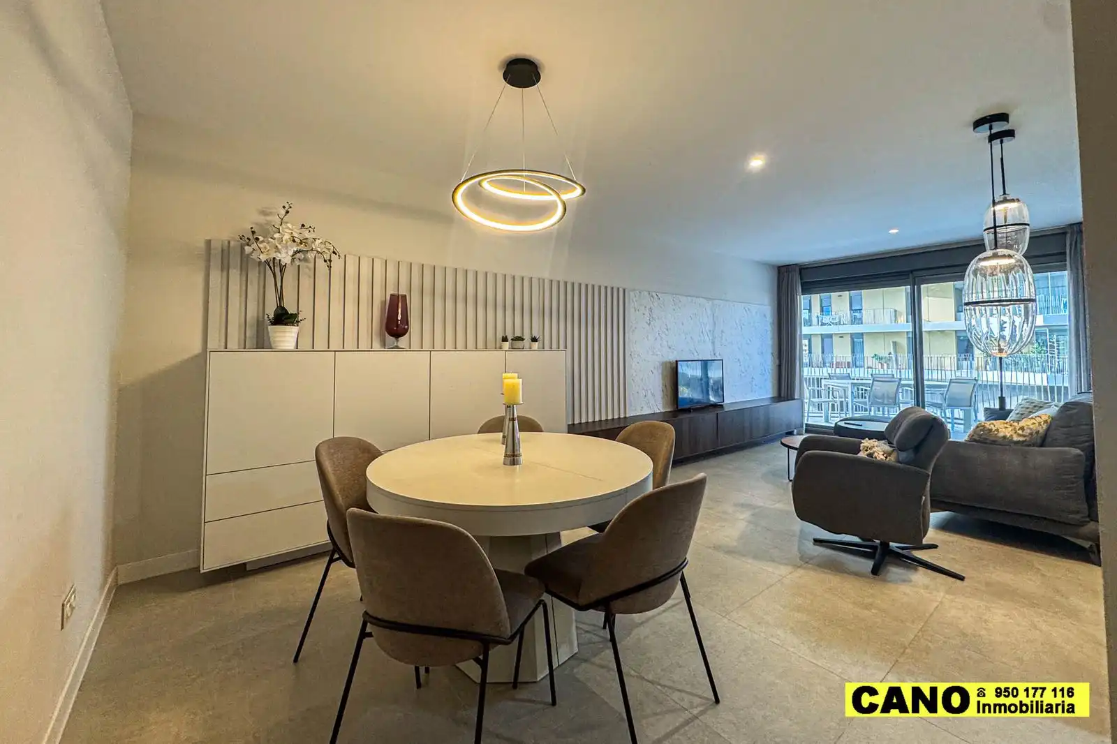 Dining room of Flat for sale in Almería  with Terrace, Storage room and Swimming Pool