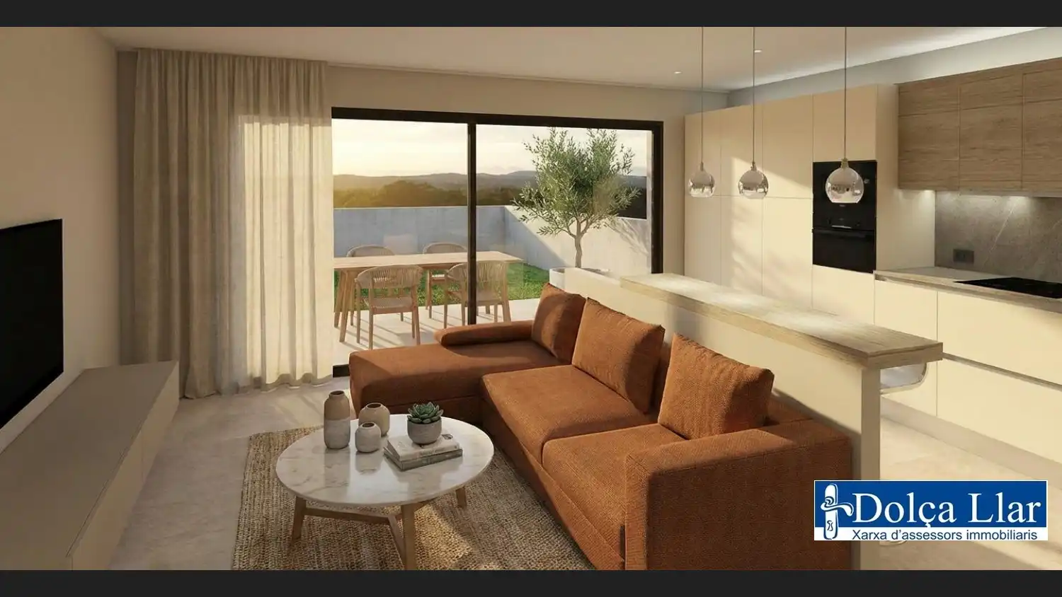Living room of Detached homes for sale in Cantallops  with Air Conditioner, Heating and Private garden