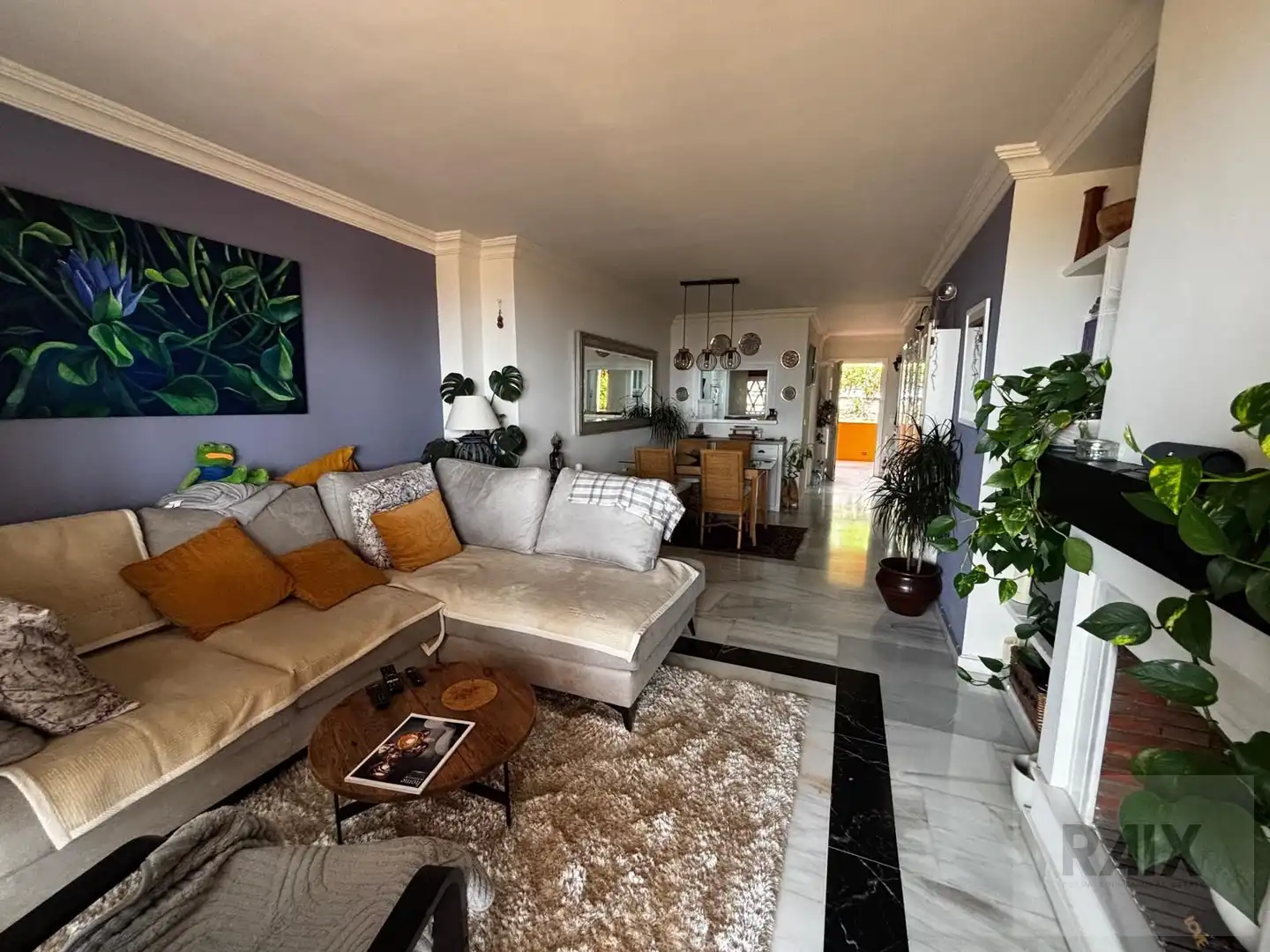Sala de estar de Piso en venta en Mijas con Calefacción, Terraza y Trastero