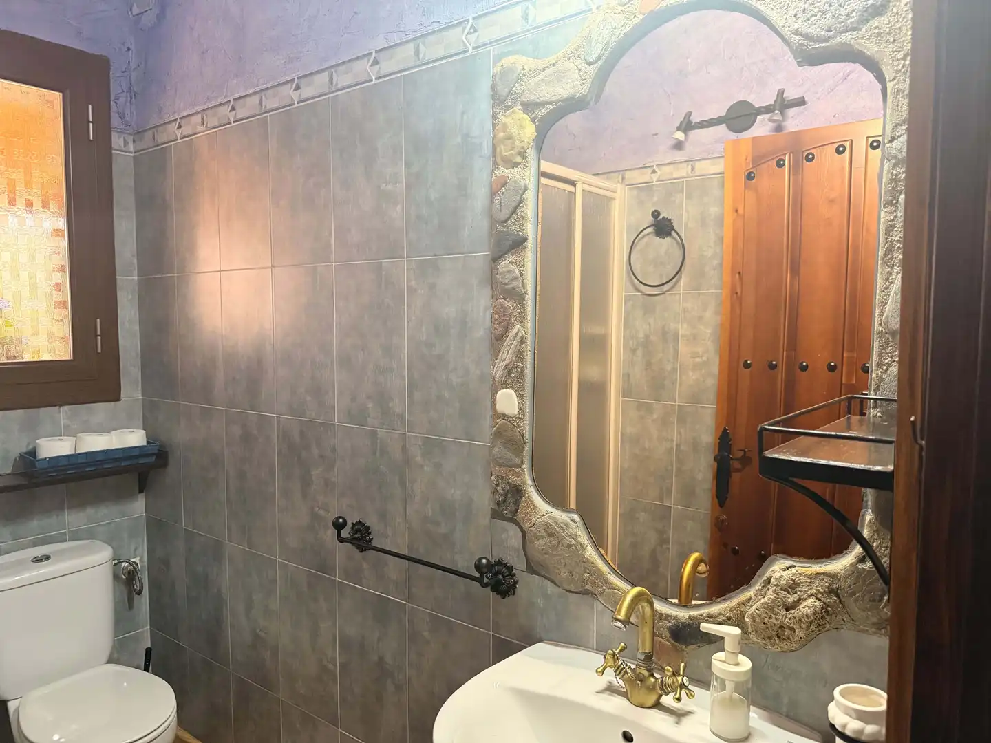 Bathroom of Country homes for sale in Benatae  with Air Conditioner, Heating and Terrace