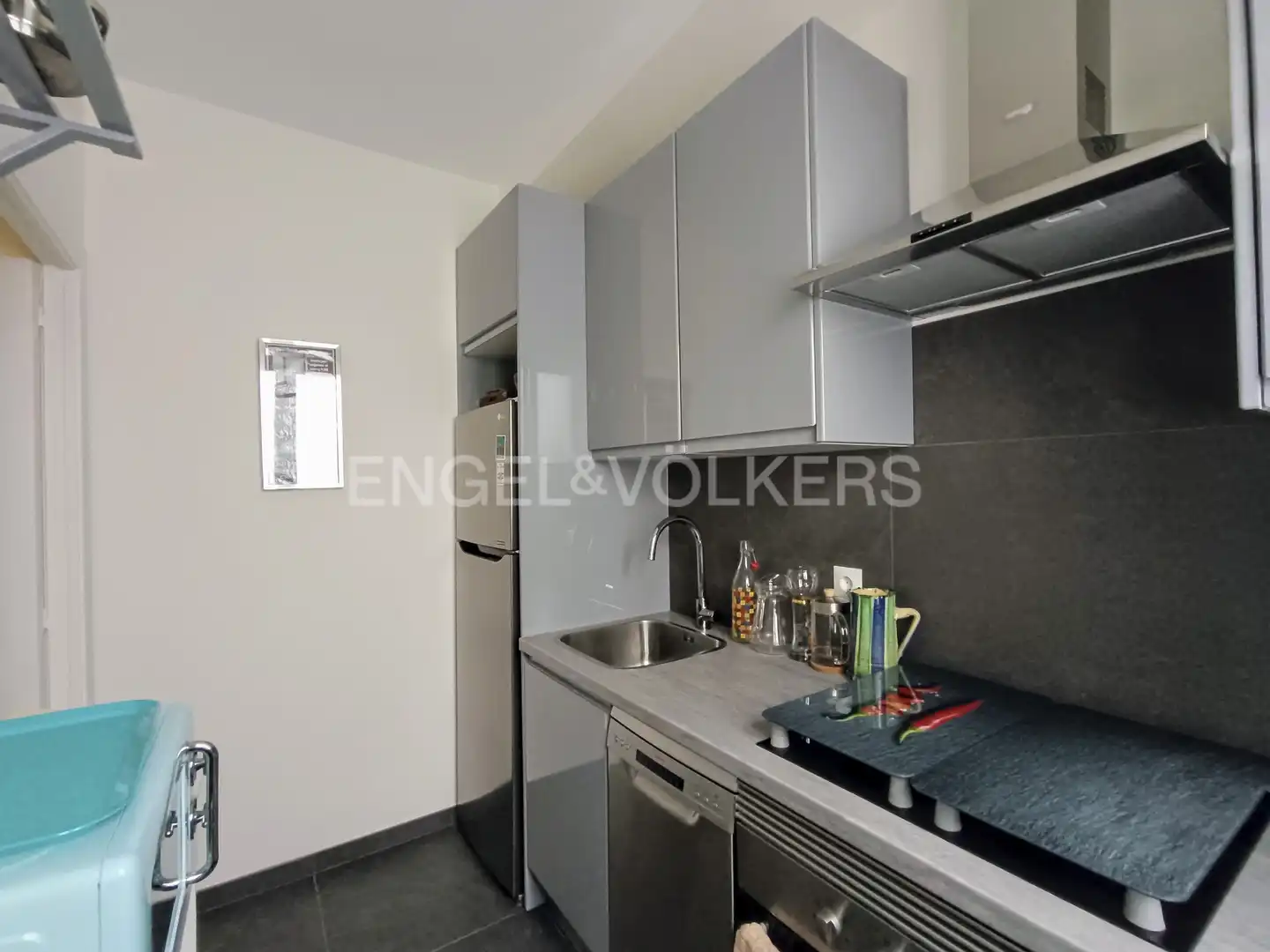 Kitchen of Flat for rent in Madrid  with Air Conditioner, Heating and Furnished