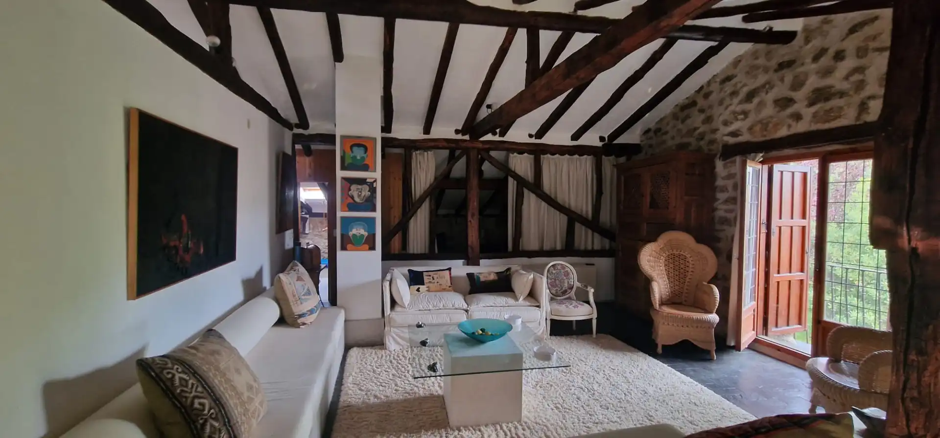 Sala d'estar de Casa o xalet en venda en Sotosalbos