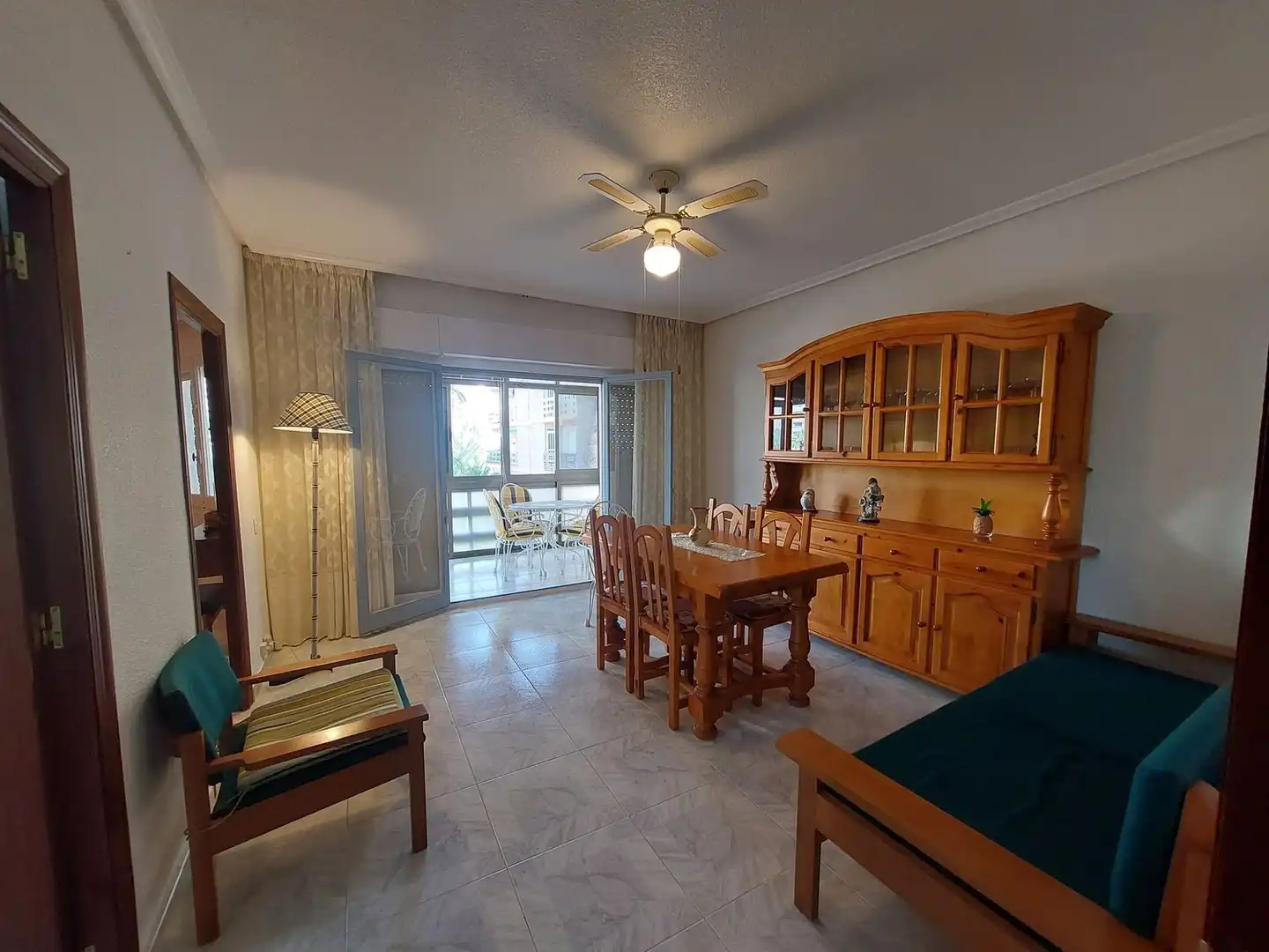 Dining room of Flat for sale in El Campello  with Terrace, Furnished and Community pool