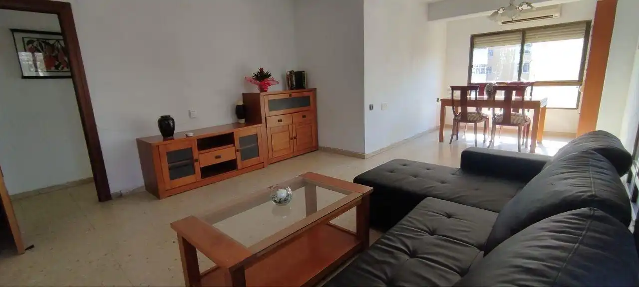 Sala d'estar de Pis en venda en Alicante / Alacant amb Aire condicionat, Terrassa i Moblat