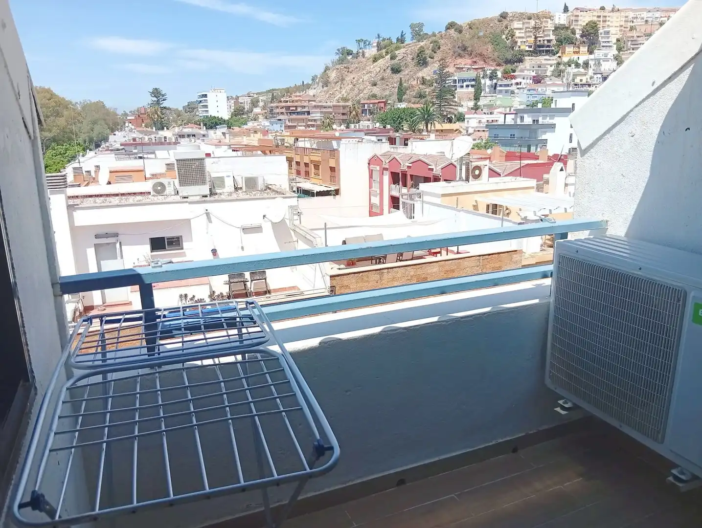 Balcony of Flat for rent in Málaga  with Air Conditioner, Terrace and Furnished