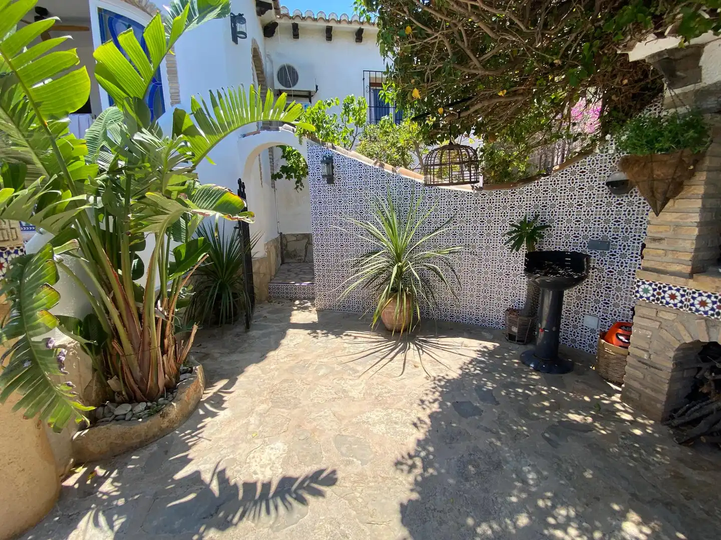 Garden of Houses for sale in Dénia  with Air Conditioner, Heating and Private garden
