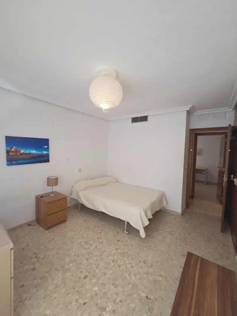 Bedroom of Flat for rent in Badajoz  with Air Conditioner, Terrace and Furnished